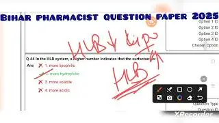 Bihar pharmacist exam question paper 2025#answer key of Bihar pharmacist exam 2025#4.06.2025