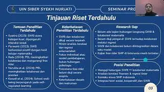 Analisis Korelasi dan Regresi Subjective Well-Being terhadap Kemampuan Kolaborasi Matematis