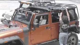 Rugged Ridge Exo Top Installation 4-Door Wrangler JK - 13516.02