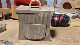 Finishing a walnut jewelry box, come hang out