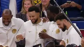 Sights & Sounds from the Warriors 2022 NBA Championship Ring Ceremony Full Throwback 💍