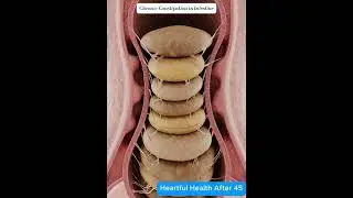 Chronic Constipation in Intestine | Severe Stool Blockage 3D | Hearful Health After 45