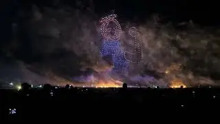 EAA night airshow 2024 #Oshkosh