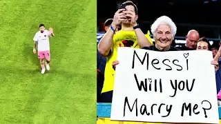 Grandma Proposes to Lionel Messi During Club World Cup 😂💍