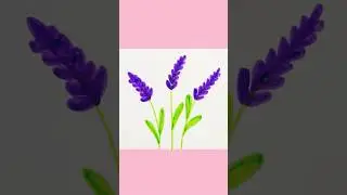 Lavender drawing #shorts #art #shortvideo #youtubeshorts #youtubepartner
