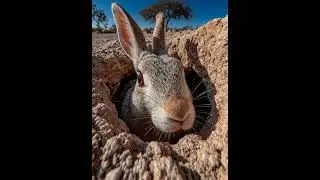 Desert Bun #DesertSouthwest #AIArizonaDesertAnimals #CuteAIAnimals
