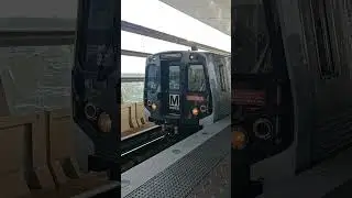 DC metro from Dulles International airport #travel #like #life #beautiful