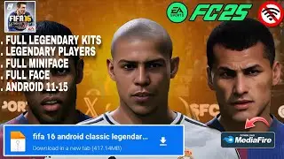 LEGENDS ! FIFA 16 ANDROID OFFLINE !! CLASSIC LEGENDARY ICONS, FULL KITSPACK, MINIFACE, CLASSIC TEAMS