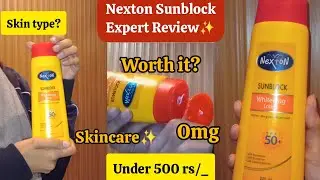 NEXTON Sunblock Whitening Lotion|Honest review|Dreamy girl #sunblock #skincare