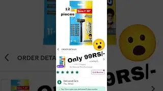 Gillette Guard Razor +12 Cartridges only 99rs/- #shorts #Gillette