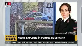 TRAGEDIE &Icirc;N PORTUL CONSTANȚA. EXPLOZIE, ACCIDENT DE MUNCĂ_Știri B1TV_31 dec. 2025