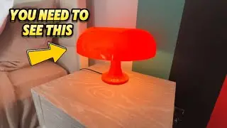 Retro mushroom lamp #retrodesign #tablelamp #founditonamazon #commissionsearned #lighting