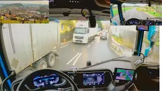 Truck Drivers Face a Dangerous and Narrow Road 🛣️🚛🚜🇦🇹