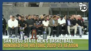 San Diego State Men's Basketball honored for historic 2022-23 season