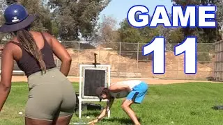 МОЯ ЖЕНА УДАРИЛА МЕНЯ ПО ЯЙЦАМ! | Wiffle Ball #11