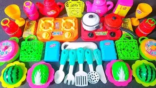 Cute Tiny Kitchen Set Cooking ASMR|1:15Minutes Satisfying With Unboxing Hello Kitty Mini Kitchen Set