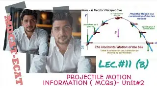 PROJECTILE MOTION PART-2 I UNIT#2 MDCAT-ECAT I INFORMATIONS WITH MCQS I ENGR. DR. MUMTAZ YASEEN.