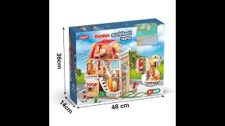 FEELO - 186pcs Building Block Toys Educational Toys DIY Puzzle Creative Design for Kids