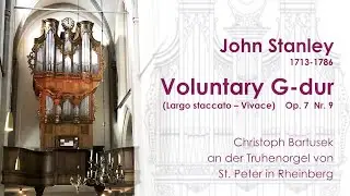 John Stanley (1713-1786) |  Voluntary G-dur Op.7 Nr. 9