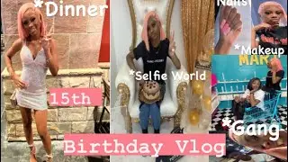 15TH BIRTHDAY VLOG + GRWM || Brashae Lenae