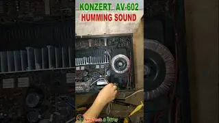 Loud Humming Noise Fixed Easily! Konzert Amplifier 🎶 #KonzertAmplifier #AmpRepair #AmplifierHumFix