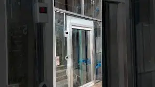 Fast Vinga Hiss glass lift at Universeum | 1080p, 60fps #sweden #elevator