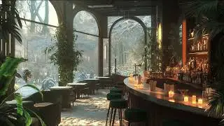 Relaxing January Winter Caf&eacute; Jazz Instrumental❄️🕯️Candlelight Ambience for Meditation&Relaxation❄️🕯️