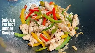 Easy Bell Pepper Chicken Stir Fry