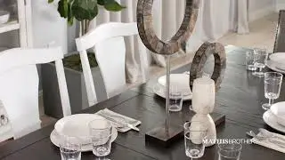 Nashbryn Casual Extendable Wood-Top Table