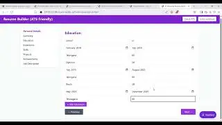 Resume Builder Using ATS Friendly | Capstone Project | B.tech | Final Year |