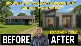 Why Properties Near Texas A&M Are PERFECT for Flipping (Remodel Tour) #collegestation #investing