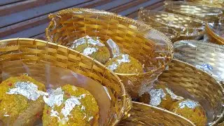 #sweets Laddu ki packing kese kare Laddu packing for the naming ceremony GULZAR SWEETS HYD