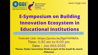 E-Symposium on Building Innovation Ecosystem in Educational Institutions