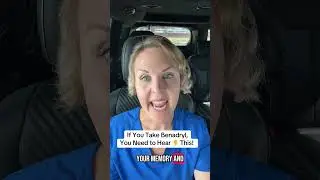 Benadryl Side Effects: What Daily Use Does To Your Brain & Body #Shorts