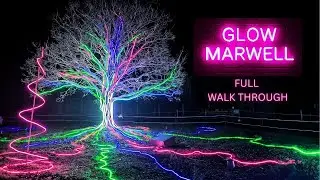 Glow Marwell Event | Marwell Zoo | Full Glow Light Walkthrough 2025