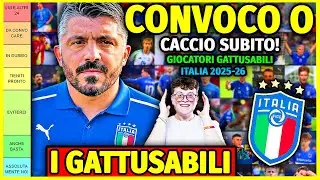 TIER LIST OF GATTUSO'S NEW ITALY WITH 100 ITALIAN FOOTBALLERS!!