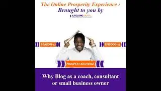Why Blog as a coach, consultant or small business owner
