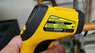 How to use infrared thermometer on metal surfaces.... like copper pipes.