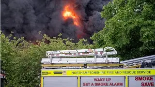 Update on fire at Rushden recycling warehouse