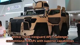 Milkor's new Vanguard APC challenges conventional MRAPs with superior capabilities