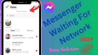 How To Fix Messenger Waiting For Network.Waiting for network problem solved ||iphone/Android/2024
