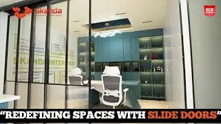 Space-Saving & Elegant Sliding Doors | Skanda Interiors New Launch