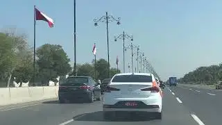 Driving in Muscat, Oman