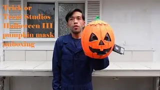 Распаковка/обзор маски тыквы из фильма &laquo;Хэллоуин 3&raquo; от Trick or Treat Studios.