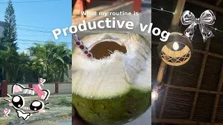 Spend a day with me being productive 💗💗