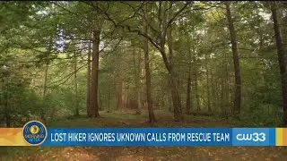 Lost hiker ignores 'unknown' cellphone calls from search and rescue team