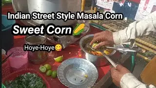 Indian Street Style Masala Corn 🌽 #sweetcorn #food #streetfood #vlog #foodvlog #healthy #muscle