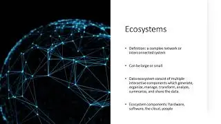 Data Ecosystems