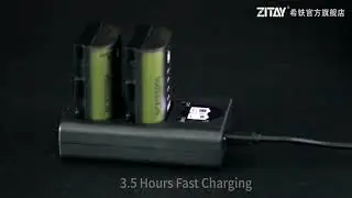 ZITAY LP-E6 Camera Battery for BMPCC 4K Canon EOS 7D Mark II 60D 70D 80D 5D 6D 5DS-R XC10 EOS