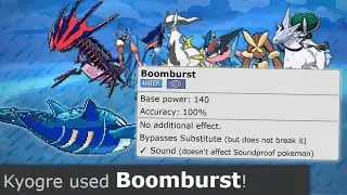 Liquid Voice Boomburst Primal Kyogre (pokemon showdown Balanced Hackmons SWEEP)